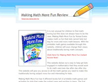 Tablet Screenshot of making-math-more-fun.weebly.com