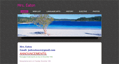 Desktop Screenshot of eatonsclass.weebly.com