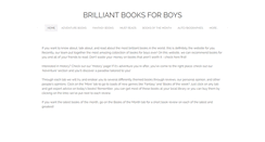 Desktop Screenshot of brilliantbooksforboys.weebly.com