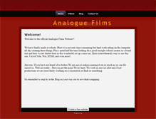 Tablet Screenshot of analoguefilms.weebly.com
