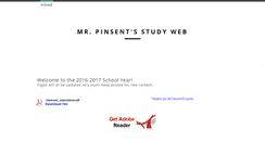 Desktop Screenshot of pinsent.weebly.com