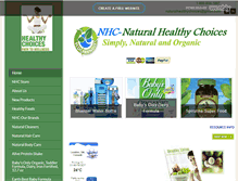 Tablet Screenshot of naturalhealthychoices.weebly.com