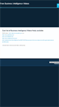 Mobile Screenshot of freebusinessintelligencevideos.weebly.com