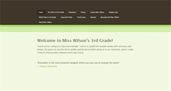 Desktop Screenshot of misswilsongrade3.weebly.com