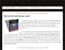 Tablet Screenshot of getridofcoldsore.weebly.com