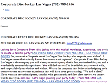 Tablet Screenshot of corporatediscjockeylasvegas.weebly.com