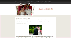 Desktop Screenshot of karismarried.weebly.com