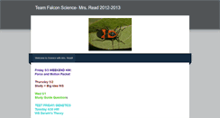 Desktop Screenshot of mrsreadscience.weebly.com