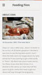 Mobile Screenshot of feedingfinn.weebly.com