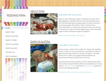 Tablet Screenshot of feedingfinn.weebly.com