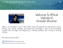 Tablet Screenshot of amitabhonline.weebly.com