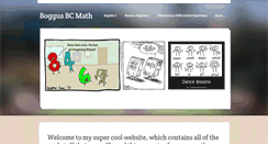 Desktop Screenshot of boggusbcmath.weebly.com
