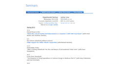 Desktop Screenshot of econseminar.weebly.com