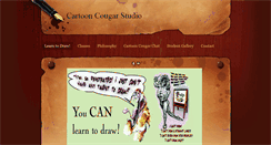 Desktop Screenshot of cartooncougarstudio.weebly.com