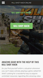 Mobile Screenshot of killshotcheats.weebly.com