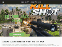 Tablet Screenshot of killshotcheats.weebly.com
