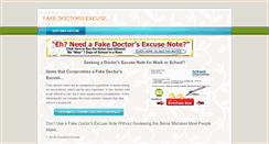 Desktop Screenshot of doctorsexcuse.weebly.com