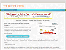 Tablet Screenshot of doctorsexcuse.weebly.com