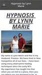 Mobile Screenshot of hypnosisbylynnmarie.weebly.com