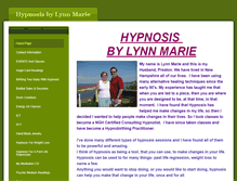 Tablet Screenshot of hypnosisbylynnmarie.weebly.com