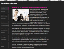 Tablet Screenshot of directie-secretaresse.weebly.com