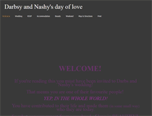 Tablet Screenshot of darbsyandnashysdayoflove.weebly.com