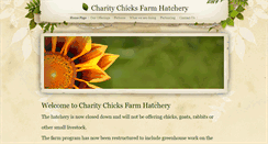 Desktop Screenshot of charitychicksfarmhatchery.weebly.com
