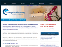 Tablet Screenshot of enterpriseplumbing.weebly.com