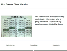 Tablet Screenshot of mrsgreensouthcache.weebly.com