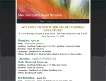 Tablet Screenshot of mrssherman5.weebly.com