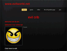 Tablet Screenshot of evildayz.weebly.com