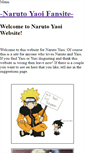 Mobile Screenshot of narutoyaoifansite.weebly.com