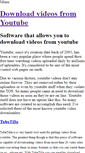 Mobile Screenshot of downloadyoutubevideos.weebly.com