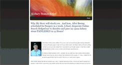 Desktop Screenshot of kidneystonerelief.weebly.com