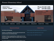 Tablet Screenshot of pioneerelementary.weebly.com