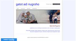 Desktop Screenshot of gatotadinugroho.weebly.com