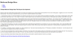 Desktop Screenshot of bedroomdesignideas.weebly.com