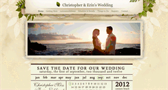 Desktop Screenshot of christopheranderinswedding.weebly.com