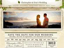 Tablet Screenshot of christopheranderinswedding.weebly.com