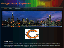 Tablet Screenshot of gamedaychicagobears.weebly.com