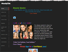 Tablet Screenshot of moodychic.weebly.com