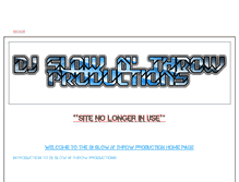 Tablet Screenshot of dj-slow-n-throw-productions.weebly.com