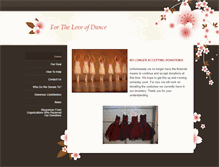 Tablet Screenshot of fortheloveofdance.weebly.com