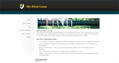 Desktop Screenshot of myfirstloan.weebly.com