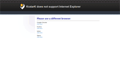 Desktop Screenshot of kratarkdoesnotsupportinternetexp.weebly.com
