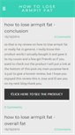 Mobile Screenshot of howtolosearmpitfat.weebly.com