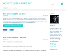 Tablet Screenshot of howtolosearmpitfat.weebly.com