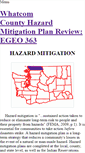 Mobile Screenshot of hazardmitigationplanreview.weebly.com