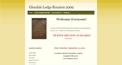 Desktop Screenshot of glendalelodgereunion.weebly.com
