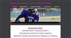 Desktop Screenshot of emeryvilleravens.weebly.com